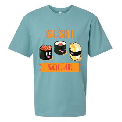Sushi Squad Funny Sushi Lover Meaningful Gift Sueded Cloud Jersey T-Shirt