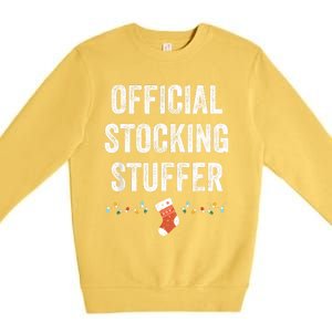 Stocking Stuffer Funny Matching Christmas Premium Crewneck Sweatshirt