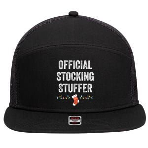 Stocking Stuffer Funny Matching Christmas 7 Panel Mesh Trucker Snapback Hat