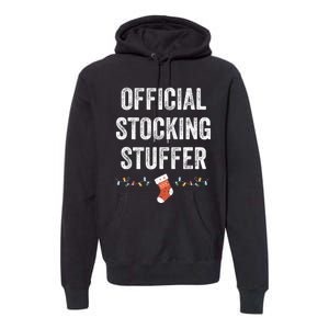 Stocking Stuffer Funny Matching Christmas Premium Hoodie