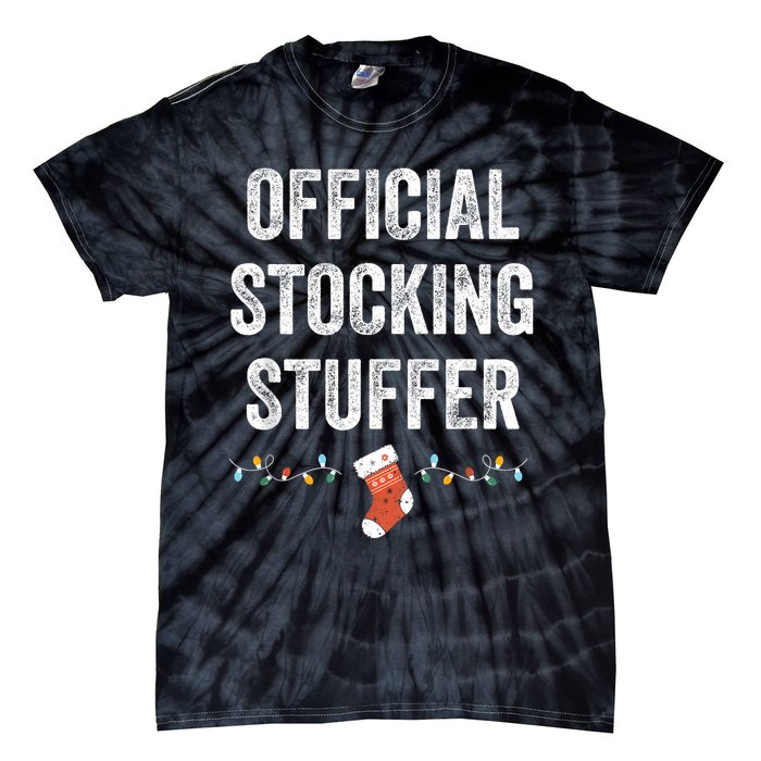 Stocking Stuffer Funny Matching Christmas Tie-Dye T-Shirt