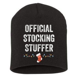 Stocking Stuffer Funny Matching Christmas Short Acrylic Beanie