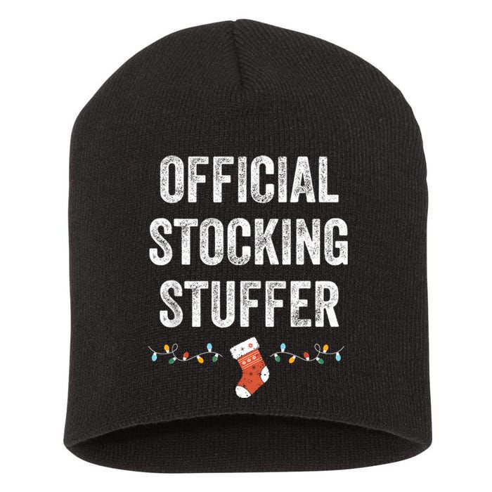 Stocking Stuffer Funny Matching Christmas Short Acrylic Beanie