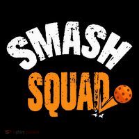 Smash Squad Funny Pickleball Player Pickleball Game Day Button