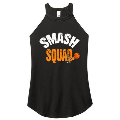 Smash Squad Funny Pickleball Player Pickleball Game Day Women's Perfect Tri Rocker Tank