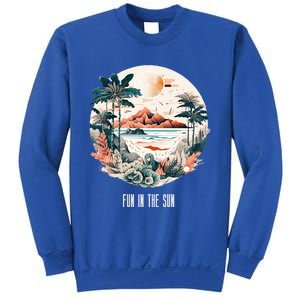 Summer Saying Fun In The Sun Tropical Beach Vacation Gift Sweatshirt