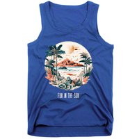 Summer Saying Fun In The Sun Tropical Beach Vacation Gift Tank Top