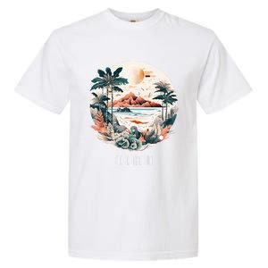 Summer Saying Fun In The Sun Tropical Beach Vacation Gift Garment-Dyed Heavyweight T-Shirt