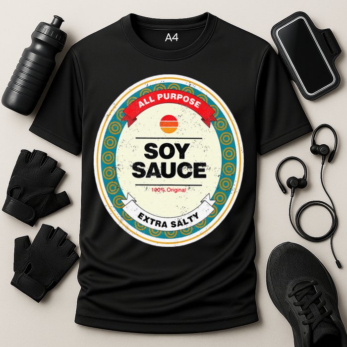 Soy Sauce Funny Halloween Costume Cooling Performance Crew T-Shirt