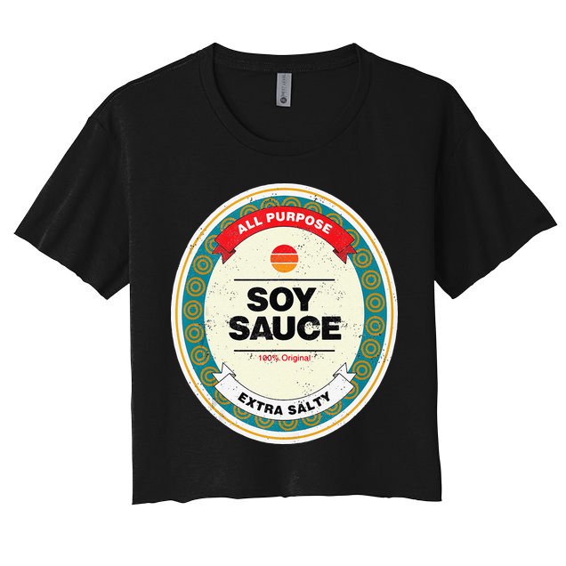 Soy Sauce Funny Halloween Costume Crop Top