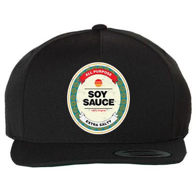 Soy Sauce Funny Halloween Costume Wool Snapback Cap