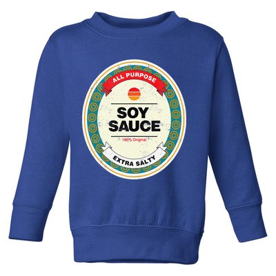 Soy Sauce Funny Halloween Costume Toddler Sweatshirt
