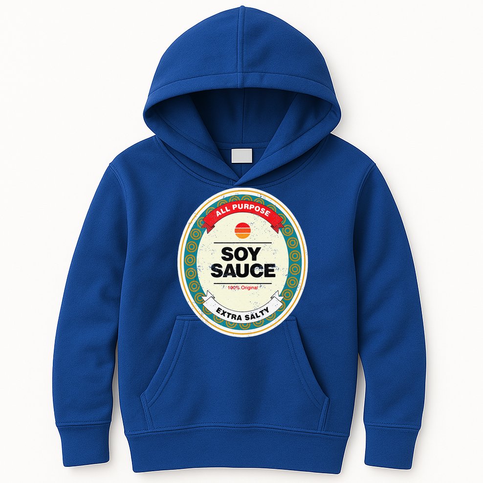 Soy Sauce Funny Halloween Costume Kids Hoodie