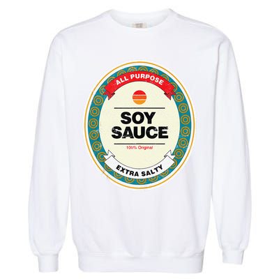 Soy Sauce Funny Halloween Costume Garment-Dyed Sweatshirt
