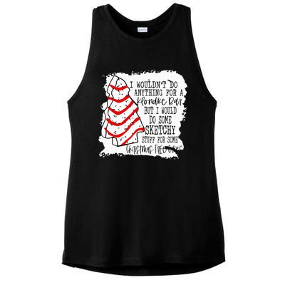 Sketchy Stuff for Some Christmas Tree Cakes Classic  Ladies PosiCharge Tri-Blend Wicking Tank