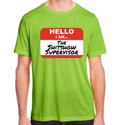 Shitshow Supervisor Funny Manager And Supervisor Adult ChromaSoft Performance T-Shirt