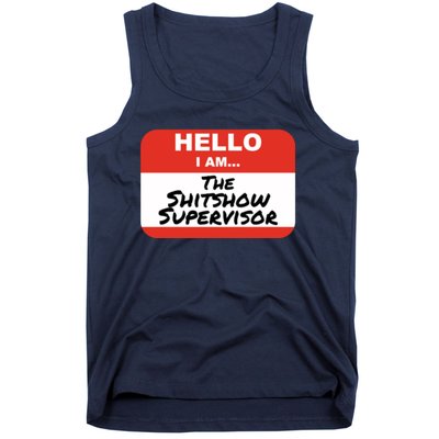 Shitshow Supervisor Funny Manager And Supervisor Tank Top