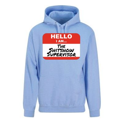 Shitshow Supervisor Funny Manager And Supervisor Unisex Surf Hoodie