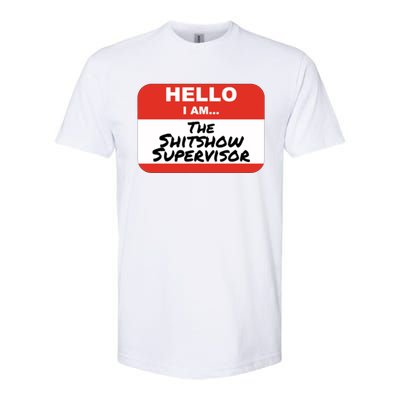 Shitshow Supervisor Funny Manager And Supervisor Softstyle CVC T-Shirt