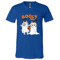 Spooky Season Funny Ghost Booey Halloween V-Neck T-Shirt