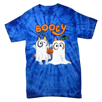 Spooky Season Funny Ghost Booey Halloween Tie-Dye T-Shirt