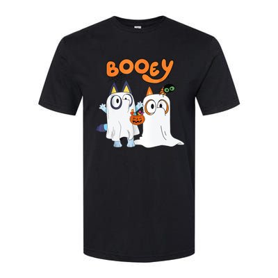 Spooky Season Funny Ghost Booey Halloween Softstyle CVC T-Shirt