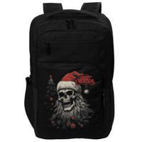 Skeleton Skull Funny Merry Christmas Santa Matching Family Impact Tech Backpack