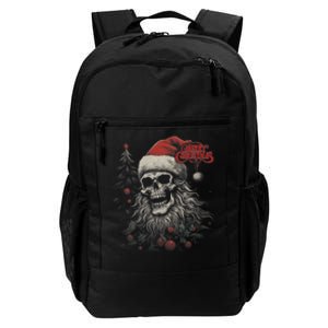 Skeleton Skull Funny Merry Christmas Santa Matching Family Daily Commute Backpack