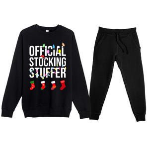 Stocking Stuffer Funny Adult Christmas Xmas Couple Gift Premium Crewneck Sweatsuit Set