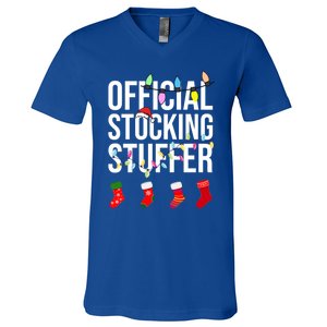 Stocking Stuffer Funny Adult Christmas Xmas Couple Gift V-Neck T-Shirt