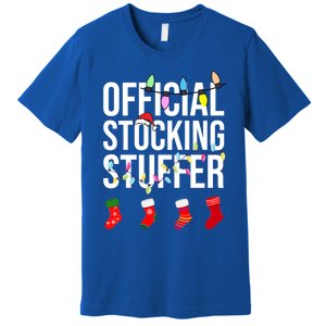 Stocking Stuffer Funny Adult Christmas Xmas Couple Gift Premium T-Shirt