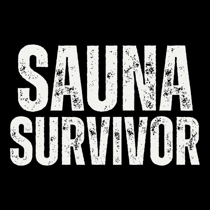 Sauna Survivor Funny For Infrared Sauna Lovers Flat Bill Trucker Hat