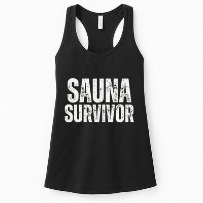 Sauna Survivor Funny For Infrared Sauna Lovers Womens Tank Top