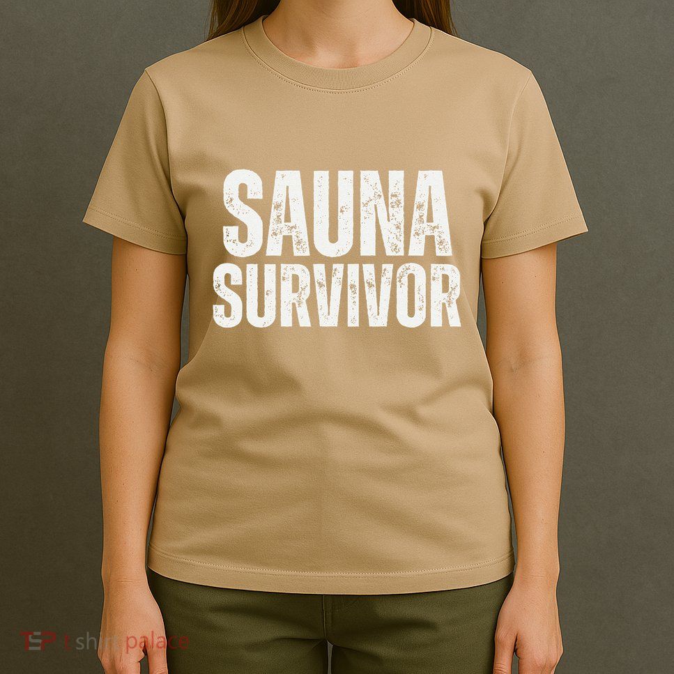 Sauna Survivor Funny For Infrared Sauna Lovers T-Shirt
