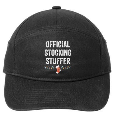 Stocking Stuffer Funny Matching Adult Christmas Meaningful Gift 7-Panel Snapback Hat