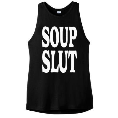 Soup Slut Funny Saying Adorable Cute Ladies PosiCharge Tri-Blend Wicking Tank