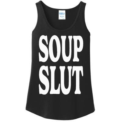 Soup Slut Funny Saying Adorable Cute Ladies Essential Tank