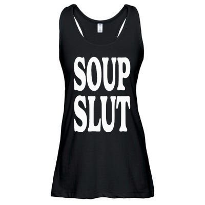 Soup Slut Funny Saying Adorable Cute Ladies Essential Flowy Tank