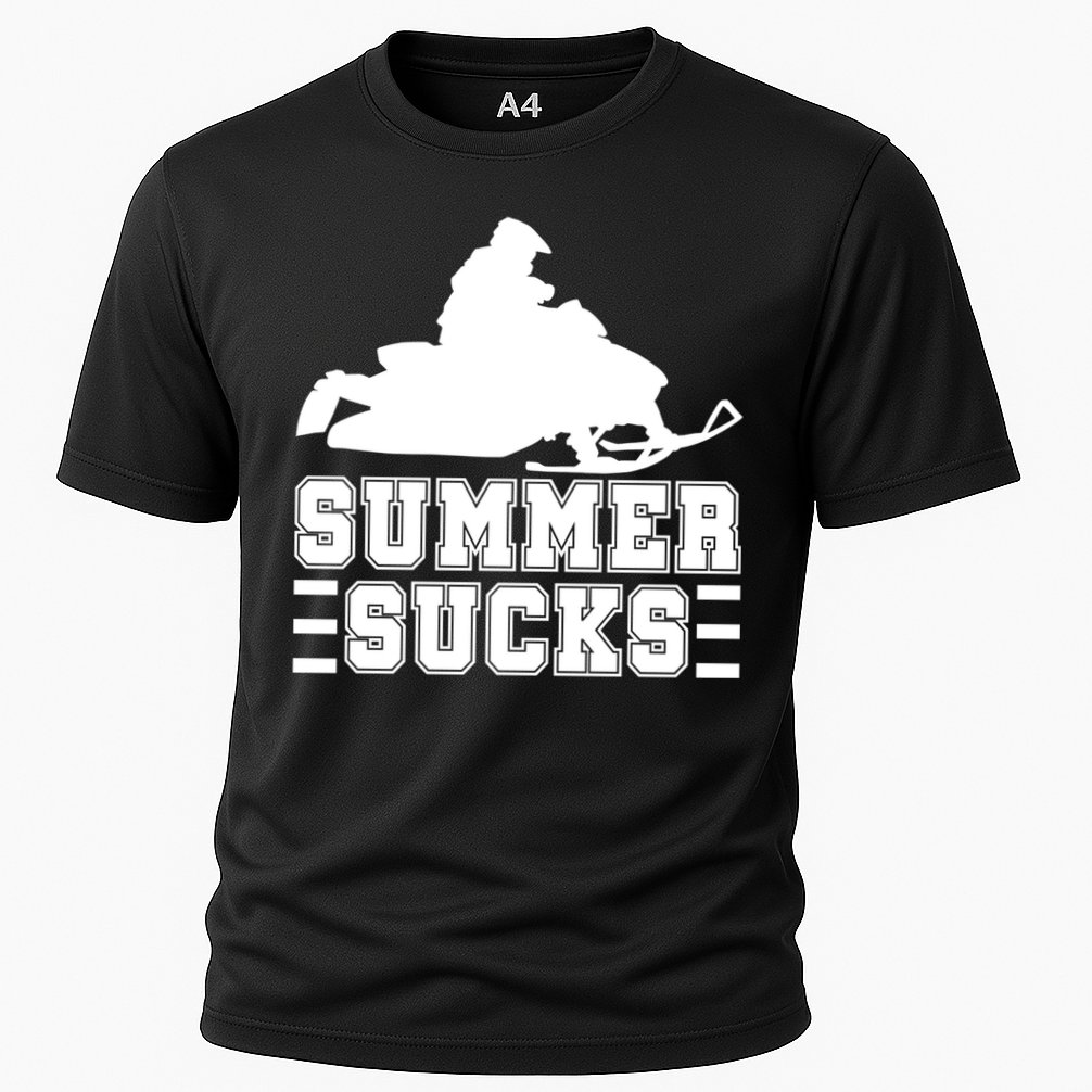 Summer Sucks! Funny Braap Snowmobile Rider Wintersport Quote Gift Performance Shirt
