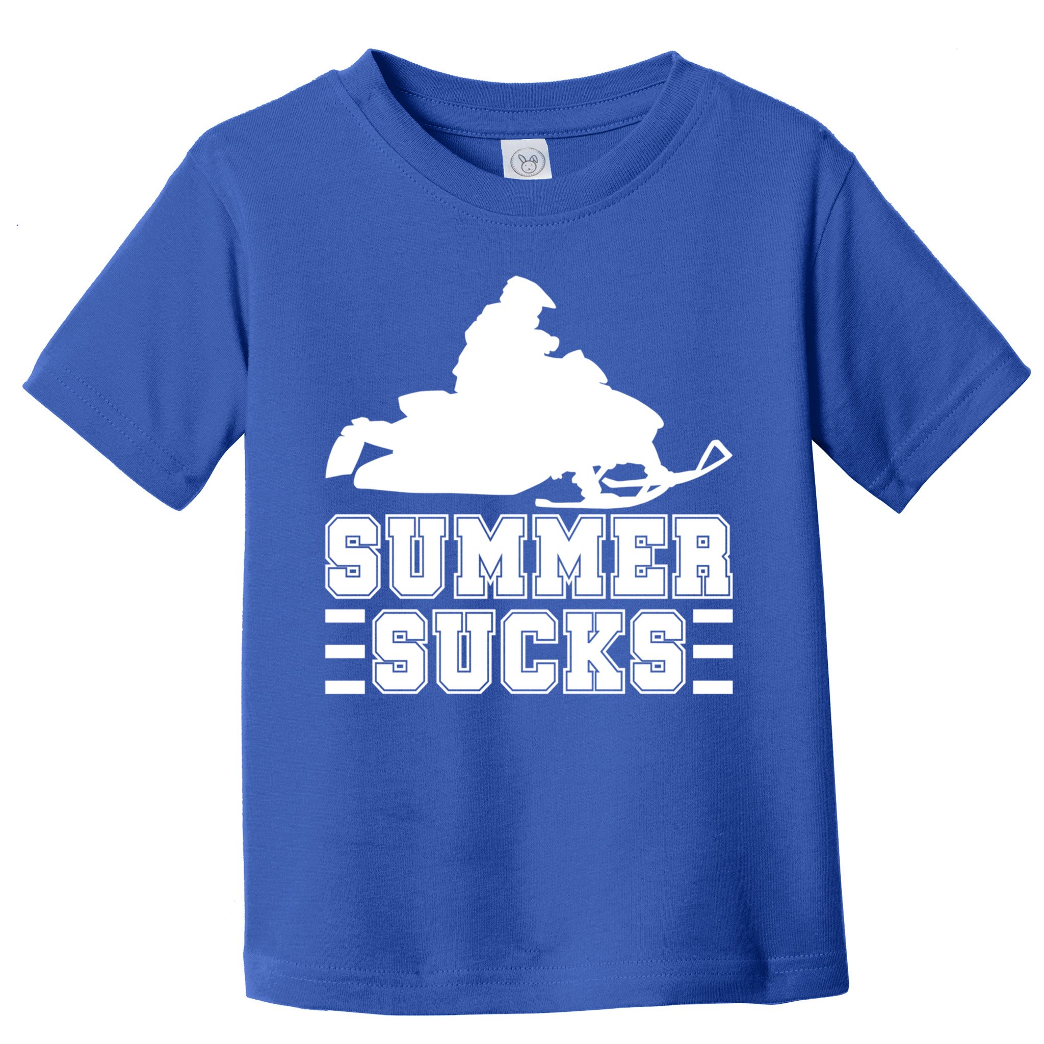 Summer Sucks! Funny Braap Snowmobile Rider Wintersport Quote Gift Toddler T-Shirt