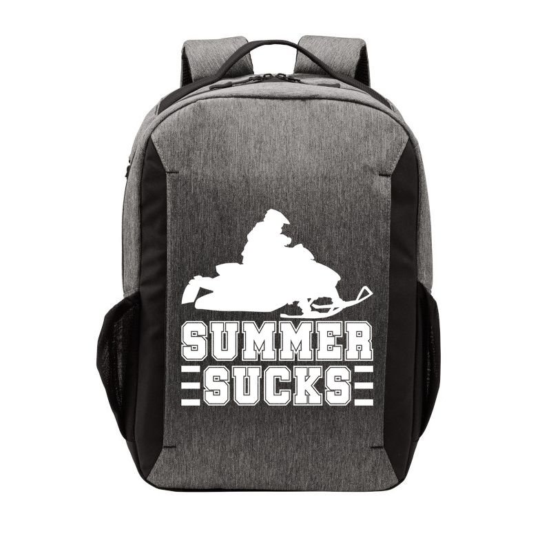 Summer Sucks! Funny Braap Snowmobile Rider Wintersport Quote Gift Vector Backpack