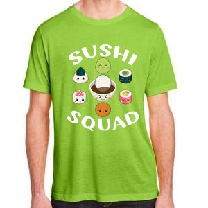 Sushi Squad Funny Sushi Japanese Food Sushi Lover Gift Adult ChromaSoft Performance T-Shirt