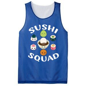 Sushi Squad Funny Sushi Japanese Food Sushi Lover Gift Mesh Reversible Basketball Jersey Tank