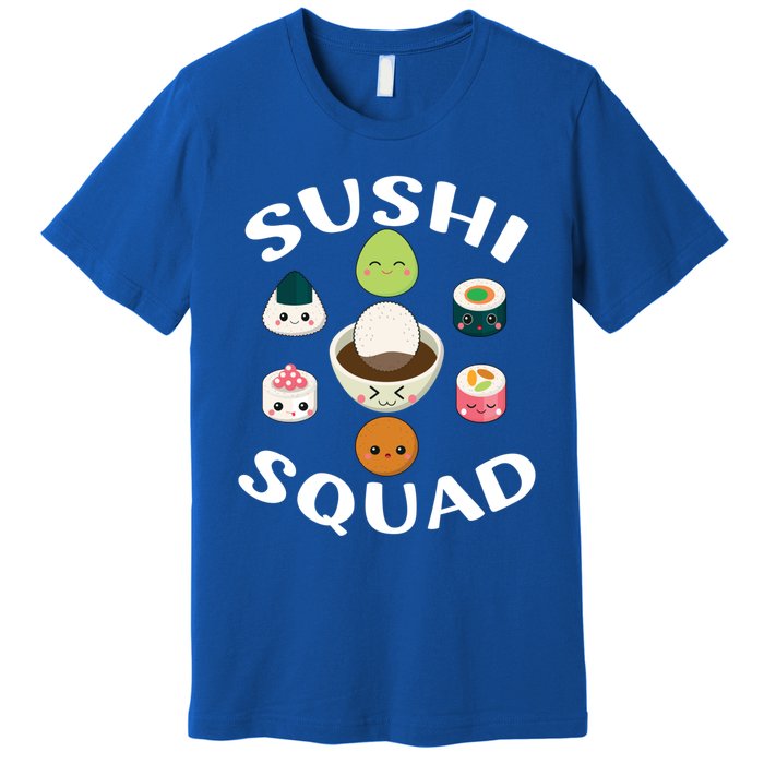 Sushi Squad Funny Sushi Japanese Food Sushi Lover Gift Premium T-Shirt