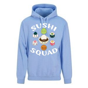 Sushi Squad Funny Sushi Japanese Food Sushi Lover Gift Unisex Surf Hoodie