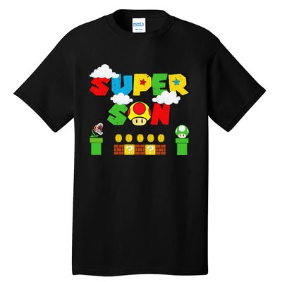 Super Son Funny Gamer Super Kiddio Retro Tall T-Shirt