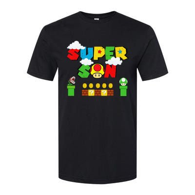 Super Son Funny Gamer Super Kiddio Retro Softstyle CVC T-Shirt