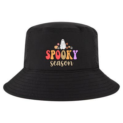 Spooky Season Floral Hippie Ghost Cool Comfort Performance Bucket Hat