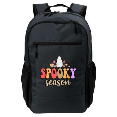 Spooky Season Floral Hippie Ghost Daily Commute Backpack