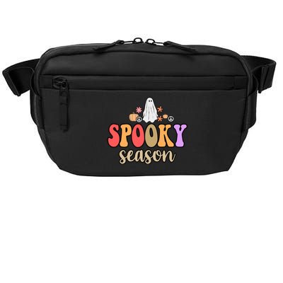 Spooky Season Floral Hippie Ghost Crossbody Pack